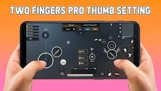 PUBG MOBILE 2 FINGERS PRO THUMBS SETTINGS  THUMB SETTING TIPS TRICKS amp FULL GUIDE [upl. by Dasha776]