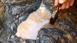 Alluvial Gold Prospecting  How and Where to Find Good Gold in a Running Creek [upl. by Wsan943]