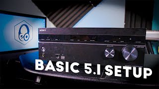 BASIC 51 SYSTEM SETUP  Home Theater Basics  Sony Klipsch [upl. by Jeconiah406]