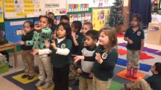 Preschool Children Singing quotThis Little Light of Minequot [upl. by Yralam]