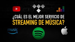 ¿Cuál es la mejor plataforma de música de streaming [upl. by Gnes740]