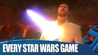 Every Star Wars Game On PlayStation [upl. by Packston651]