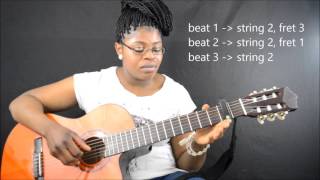 Oliver Mtukudzi  todii tutorial part1amp2 by CamGuitar [upl. by Regni]