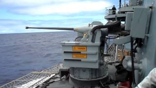 30mm Advanced Naval Gun Close in Weapon System CIWS [upl. by Dlaregztif]