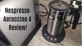 Nespresso Aeroccino 4 Milk Frother Review  Worth upgrading from the Aeroccino 3 [upl. by Sedecram]