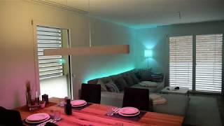 Philips Hue Ensis  Light amp Color Demo  Ceiling Lamp  Licht amp Farben Test [upl. by Lanni631]