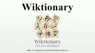 Wiktionary [upl. by Ulphiah167]