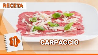 Receta de carpaccio [upl. by Elleinahc]