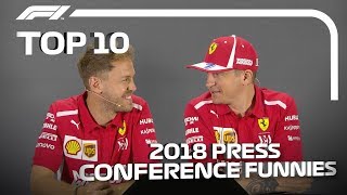 Top 10 Funniest Press Conference Moments Of 2018 [upl. by Westphal]