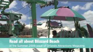 Disneys Blizzard Beach water park  A Video Tour [upl. by Guendolen]