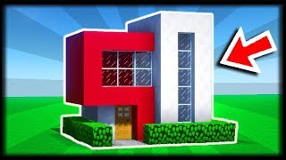 COMMENT CONSTRUIRE UNE MAISON MODERNE  🏠🏠 Tuto Build Minecraft [upl. by Gnof]