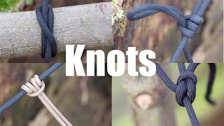 Knots for Bushcraft Camping and Canoeing Six of the Best Knots I Use [upl. by Birgitta928]