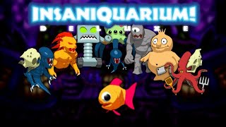 Every Alien Confrontation in Insaniquarium Deluxe  Ending [upl. by Lonnard]