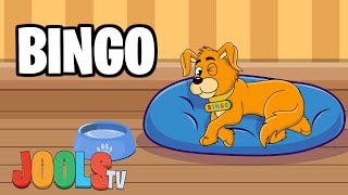 BINGO  Nursery Rhymes  Kids Songs  JoolsTV Trapery Rhyme [upl. by Anaeda]