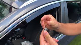 How to install wind deflectors TeamHEKO [upl. by Saks]