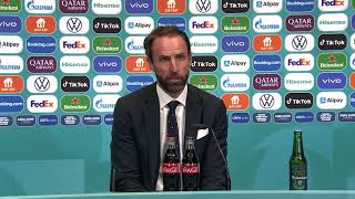 GARETH SOUTHGATE REACTION AFTER ENGLAND LOSE TO ITALY ON PENALTIES IN EURO 2020 FINAL [upl. by Rowen]