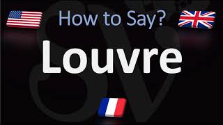 How to Pronounce Louvre  Paris Museum Pronunciation Native Speaker [upl. by Dorene]