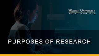 Purposes of Research [upl. by Alihet]