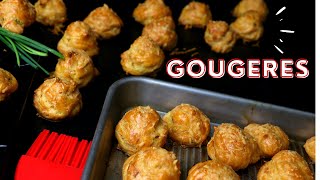 Gougeres French Cheese Puffs [upl. by Heathcote]