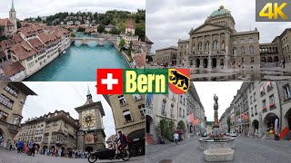 Walking through the Old City of Bern Switzerland in 4K [upl. by Gram]