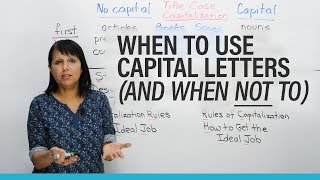 When to use CAPITAL LETTERS in English [upl. by Hareehahs87]