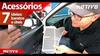 7 acessórios baratos úteis e indispensáveis para seu carro [upl. by Rossy]