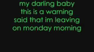 Melanie Fiona  Monday Morning lyrics HQ [upl. by Asenav]