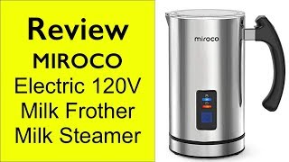 Review Miroco Milk Frother  How to make froth milk at home [upl. by Yeleak]