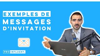 MESSAGE INVITATION LINKEDIN™  exemple de messages de prise de contact [upl. by Adnowat86]