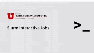 Slurm Interactive Jobs [upl. by Einafets]