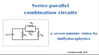 Seriesparallel combination circuits [upl. by Ylaek]