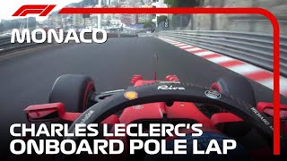 Charles Leclercs Onboard Pole Lap  2021 Monaco Grand Prix  Pirelli [upl. by Anorahs]