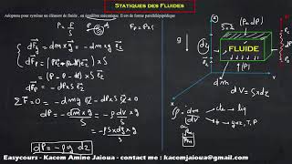 81  Statique des Fluides  Thermodynamique SMPC [upl. by Hartmunn]