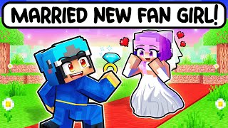 Omz MARRIED A NEW CRAZY FAN GIRL in Minecraft [upl. by Airad193]