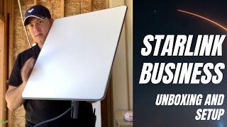 Starlink Business Unboxing and Setup  WFX [upl. by Baillieu521]