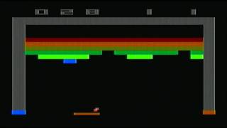 Atari 2600 Breakout gameplay [upl. by Aihsened]