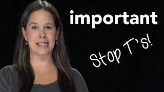 How to Pronounce IMPORTANT  American English [upl. by Krishna]