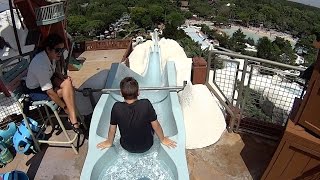 Slush Gusher Water Slide at Disneys Blizzard Beach [upl. by Ardni]