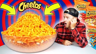 WORLD’S BIGGEST BOWL OF CHEETOS 25000 CALORIE FOOD CHALLENGE [upl. by Nayrda]