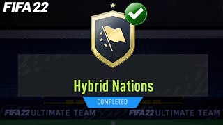 FIFA 22 HYBRID NATIONS SBC CHEAPEST SOLUTION [upl. by Ashton745]