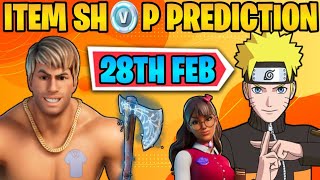 Fortnite 28 FEBRUARY 2022 ITEM SHOP PREDICTION [upl. by Eirak]