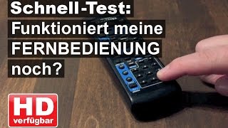 Fernbedienung testen So gehts [upl. by Fital]