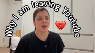 Why I am leaving Youtube💔 [upl. by Zeb]