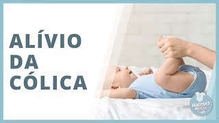 MASSAGENS E MOVIMENTOS PARA CÓLICA DE BEBÊ [upl. by Zeeba]