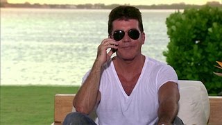 Simon Cowells Call  The X Factor UK 2012 [upl. by Gavini723]