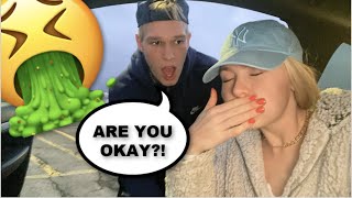 Getting CAR SICK Prank On BOYFRIEND [upl. by Ardene]