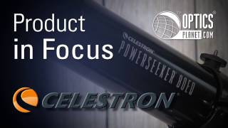 Celestron PowerSeeker 80EQ  Product in Focus  OpticsPlanetcom [upl. by Heyer782]