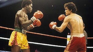 Salvador Sanchez vs Azumah Nelson Highlights [upl. by Aloivaf]