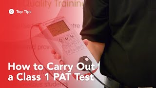 How to Carry Out a Class 1 PAT Test [upl. by Orms507]