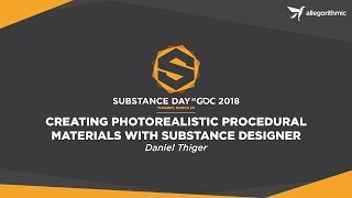 Creating Photorealistic Procedural Materials in Substance Designer With Daniel Thiger  Substance 3D [upl. by Kcirreg703]